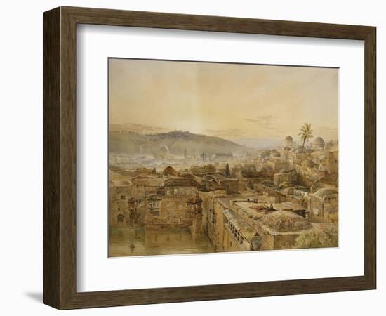 Jerusalem from Mount Zion-Nathaniel Everett Green-Framed Giclee Print