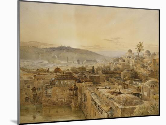 Jerusalem from Mount Zion-Nathaniel Everett Green-Mounted Giclee Print