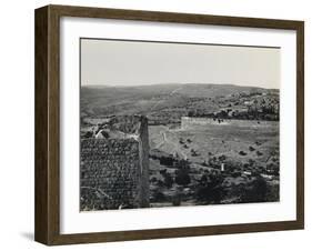 Jerusalem from the Mount of Olives, 1858-Mendel John Diness-Framed Giclee Print