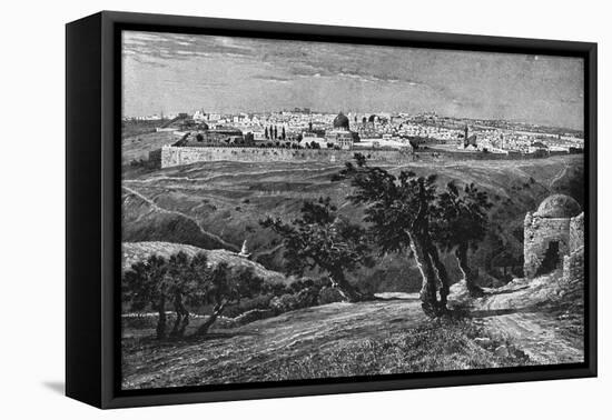 Jerusalem, from the Mount of Olives, 1902-null-Framed Stretched Canvas