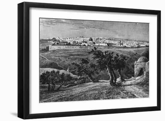 Jerusalem, from the Mount of Olives, 1902-null-Framed Giclee Print