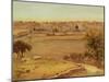 Jerusalem from the Mount of Olives (W/C on Paper)-Stanley Inchbold-Mounted Giclee Print