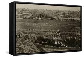 Jerusalem from the Mount of Olives-null-Framed Stretched Canvas