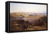 Jerusalem from the Mount of Olives-Gustav Bauernfeind-Framed Stretched Canvas