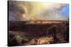 Jerusalem From The Mount Of Olives-Frederic Edwin Church-Stretched Canvas