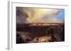 Jerusalem From The Mount Of Olives-Frederic Edwin Church-Framed Art Print