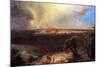 Jerusalem From The Mount Of Olives-Frederic Edwin Church-Mounted Art Print