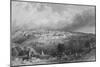 Jerusalem, from the Mount of Olives-Thomas Allom-Mounted Giclee Print