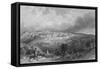 Jerusalem, from the Mount of Olives-Thomas Allom-Framed Stretched Canvas