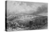 Jerusalem, from the Mount of Olives-Thomas Allom-Stretched Canvas