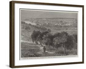 Jerusalem from the Mount of Olives-null-Framed Giclee Print