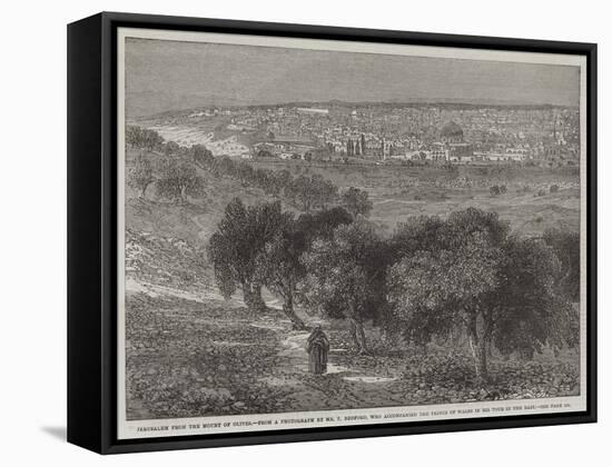 Jerusalem from the Mount of Olives-null-Framed Stretched Canvas