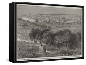 Jerusalem from the Mount of Olives-null-Framed Stretched Canvas