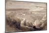 Jerusalem from the Road Leading to Bethany-David Roberts-Mounted Giclee Print