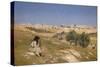 Jerusalem from the South East-Hans Andersen Brendekilde-Stretched Canvas