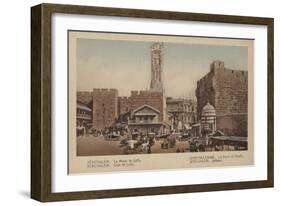 Jerusalem, Gate of Jaffa-null-Framed Giclee Print