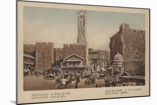 Jerusalem, Gate of Jaffa-null-Mounted Giclee Print