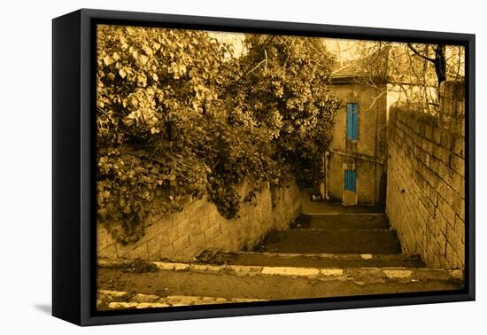 Jerusalem I-Ynon Mabat-Framed Stretched Canvas