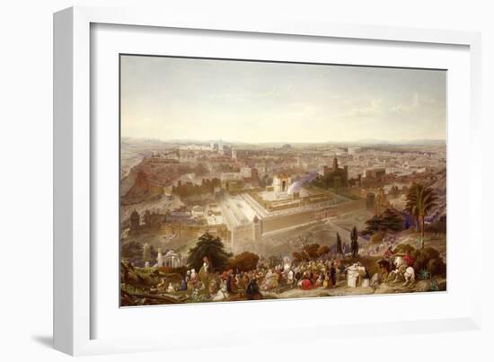 Jerusalem in Her Grandeur-Henry Courtney Selous-Framed Giclee Print