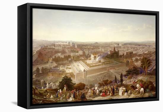 Jerusalem in Her Grandeur-Henry Courtney Selous-Framed Stretched Canvas