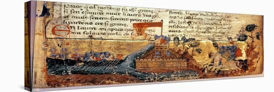 Jerusalem in the Crusades, Joinville, 13th Century-null-Stretched Canvas