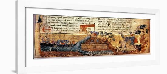 Jerusalem in the Crusades, Joinville, 13th Century-null-Framed Giclee Print