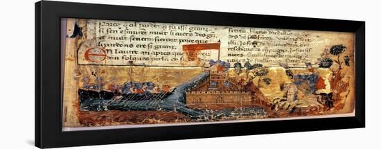 Jerusalem in the Crusades, Joinville, 13th Century-null-Framed Giclee Print