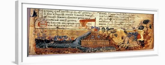 Jerusalem in the Crusades, Joinville, 13th Century-null-Framed Giclee Print