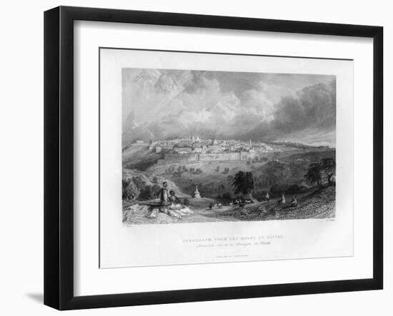 Jerusalem, Israel, 1841-Sam Fisher-Framed Giclee Print