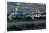 Jerusalem, Israel, View from the Mount of Olives, Dome of the Rock in the Center-null-Framed Giclee Print