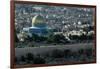 Jerusalem, Israel, View from the Mount of Olives, Dome of the Rock in the Center-null-Framed Giclee Print