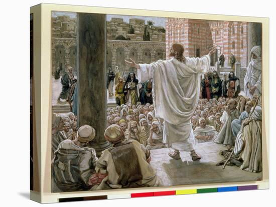 Jerusalem, Jerusalem', Illustration for 'The Life of Christ', C.1886-96-James Tissot-Stretched Canvas
