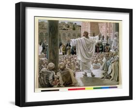 Jerusalem, Jerusalem', Illustration for 'The Life of Christ', C.1886-96-James Tissot-Framed Giclee Print