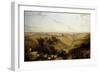 Jerusalem (looking South)-David Roberts-Framed Giclee Print