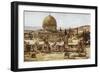 Jerusalem: Mosque of Omar (Dome of the Rock)-null-Framed Art Print