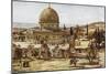 Jerusalem: Mosque of Omar (Dome of the Rock)-null-Mounted Art Print