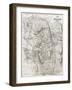 Jerusalem Old Map-marzolino-Framed Art Print