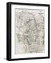 Jerusalem Old Map-marzolino-Framed Art Print