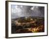 Jerusalem Seen from Mount Josaphat-Auguste de Forbin-Framed Giclee Print
