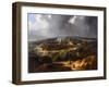 Jerusalem Seen from Mount Josaphat-Auguste de Forbin-Framed Giclee Print