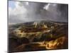 Jerusalem Seen from Mount Josaphat-Auguste de Forbin-Mounted Giclee Print