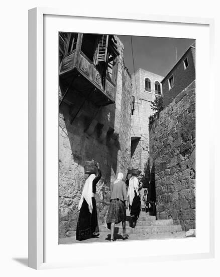 Jerusalem Street Scene-null-Framed Photographic Print