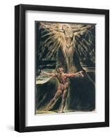 Jerusalem the Emanation of the Giant Albion, Plate 76 Albion Before Christ Crucified-William Blake-Framed Giclee Print