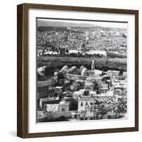 Jerusalem the Holy City, Goal of the Crusaders, Rescued Forever from the Turks, 1917-English Photographer-Framed Photographic Print