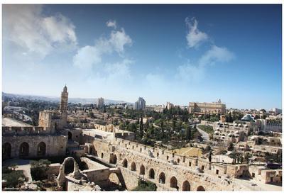 Old City In Jerusalem Israel Panorama Art Print Home Decor Wall Art Poster G Fibsol Com