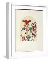 Jerusalem Windows : Asher (Sketch)-Marc Chagall-Framed Collectable Print