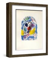 Jerusalem Windows : Benjamin (Sketch)-Marc Chagall-Framed Collectable Print