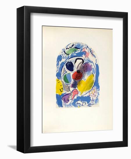 Jerusalem Windows : Benjamin (Sketch)-Marc Chagall-Framed Collectable Print