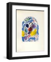 Jerusalem Windows : Benjamin (Sketch)-Marc Chagall-Framed Collectable Print