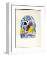 Jerusalem Windows : Benjamin (Sketch)-Marc Chagall-Framed Collectable Print